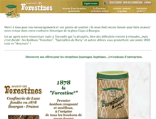 Tablet Screenshot of forestines.fr